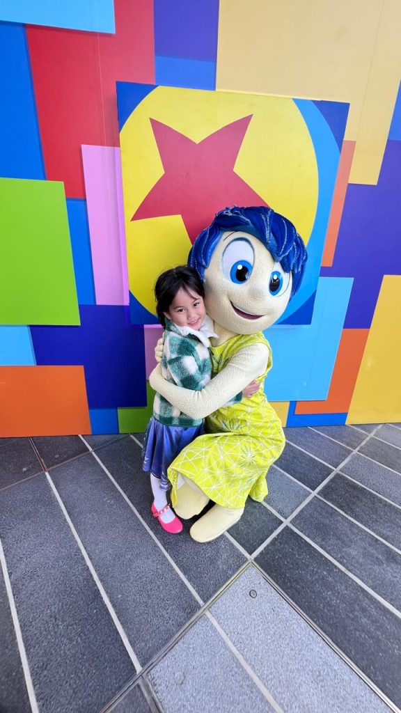 Nacha with Joy from Inside out